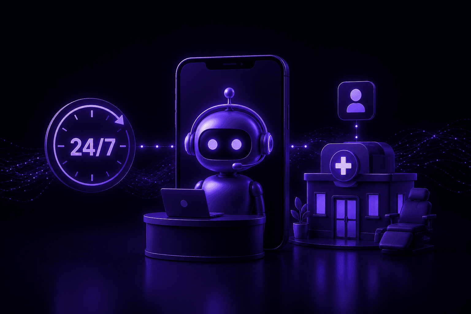 24/7 reception without hiring: AI for small clinics