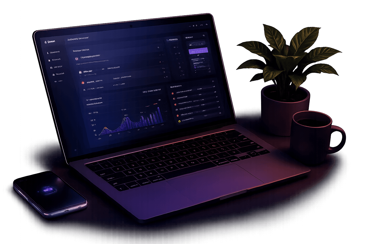 Paisel dashboard showing conversations, leads and revenue on a laptop